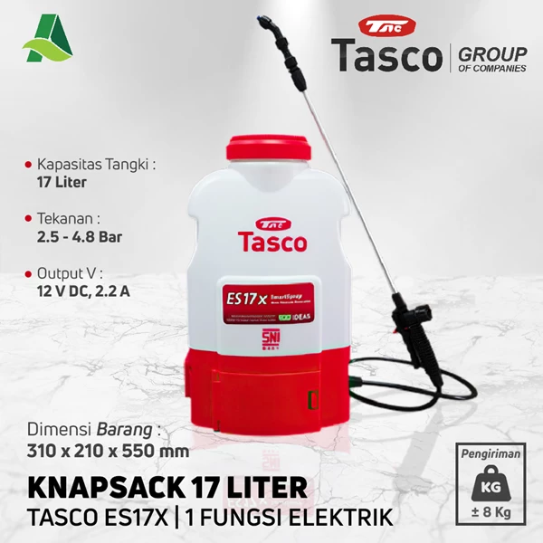 Semprotan serangga / knapsack Tasco 17 Liter ES17X 1 Fungsi