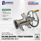 Alat Penggiling Daging Manual Meat Grinder Gilingan Daging Manual Carlton no 32 v 1