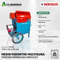 Mesin Perontok Padi Hercules Alat Perontok Multiguna (thresher)