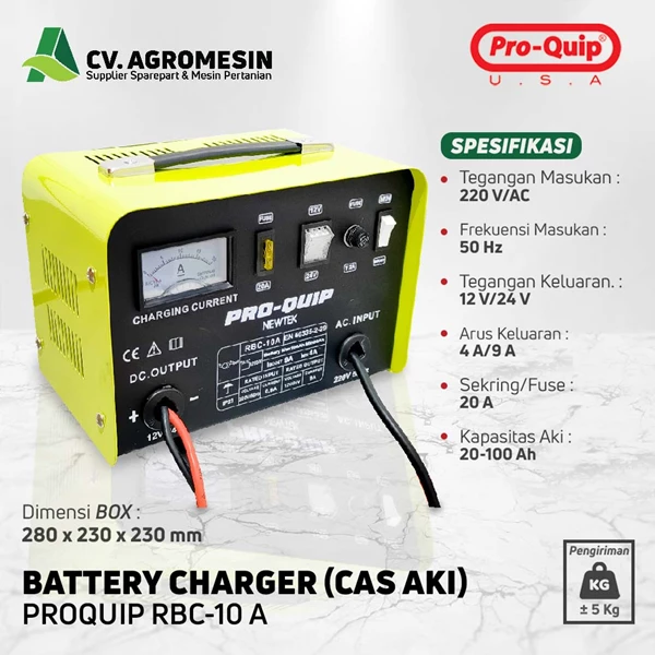 PROQUIP RBC-10A MULTIPURPOSE BATTERY CHARGER