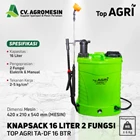 MESIN PENYEMPROT PERTANIAN Knapsack Sprayer 16 Liter OP AGRI 2 in 1 manual elektrik 1