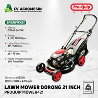 Mesin Potong Rumput Dorong Proquip Mower 421 4 Tak