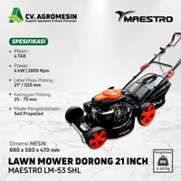 Mesin Potong Rumput Dorong 4 Tak Maestro LM 53 SHL 525 mm