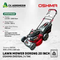 Mesin Potong Rumput Dorong 4 Tak Oshima OH 51 SHL 20 inch