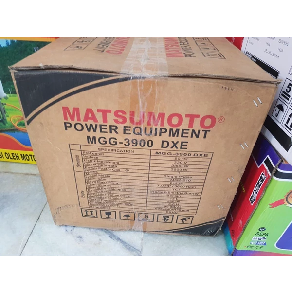 Generator sett 2500 watt Matshumoto MGG-3900 DXE