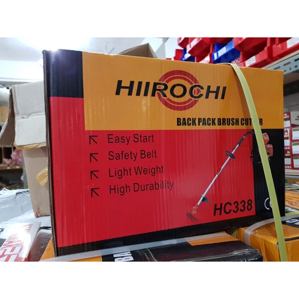 Brushcutter Potong rumput easy start Hirochi HC338 