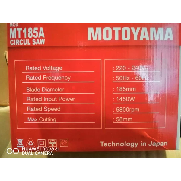 MOTOYAMA Circular Saw Motoyama MT185A