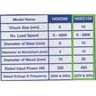 Mesin Bor Tangan Elektrik Hyundai HDED108 1