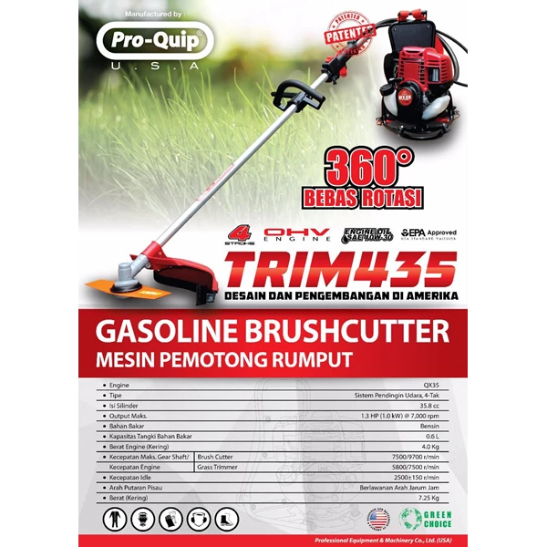 Gasoline Brushcutter Trim435