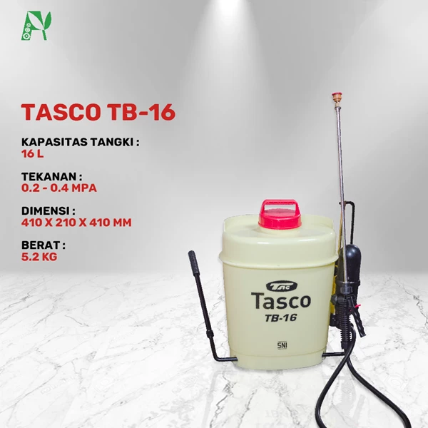 Knapsack Manual Semprot Hama Tasco TB16 SNI 16 Liter