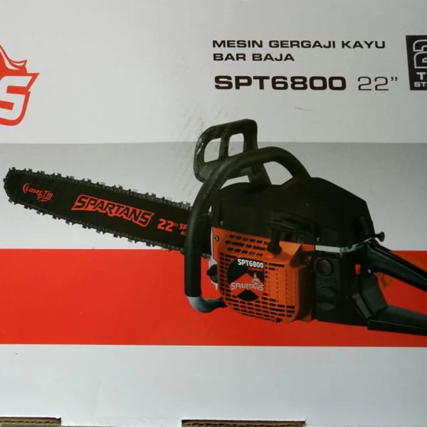Gergaji Mesin Chainsaw Spartans SPT6800 22"