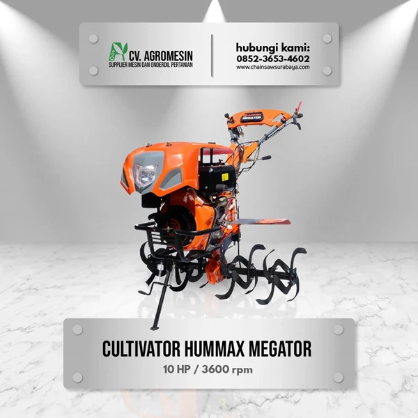 Hummax Megator Electric Starter Cultivator