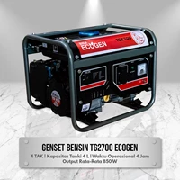 Genset Bensin 1000 watt Birla Ecogen TG 2700