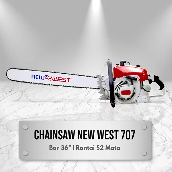 Gergaji Mesin Chainsaw New West 707