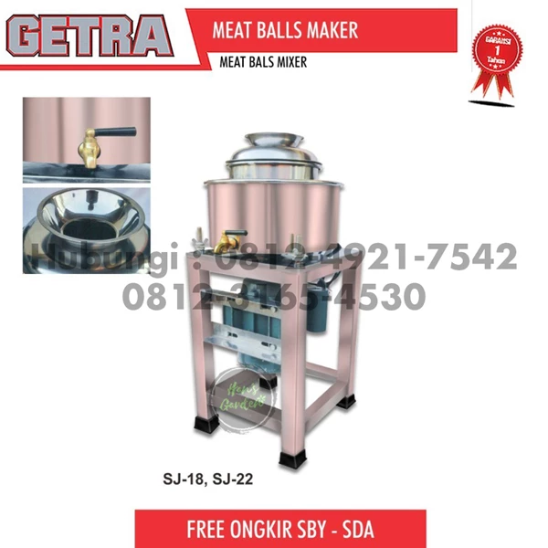 Mixer adonan bakso Meat Mixer SJ 22 Getra