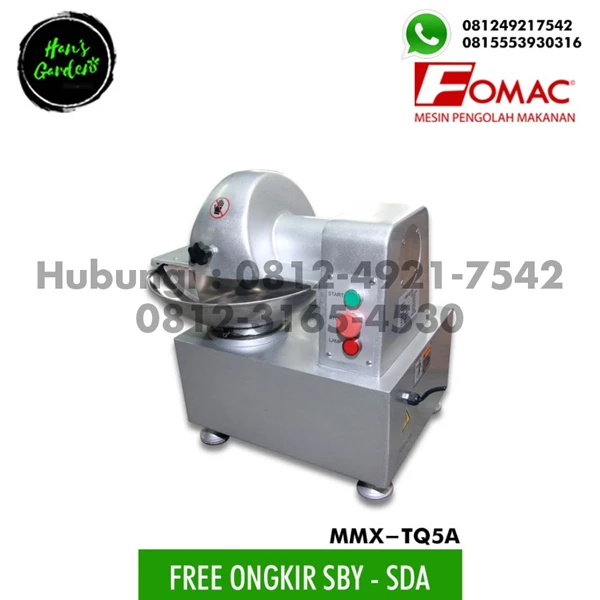 Bowl cutter Fomac MMX TQ5A meatball dough mixer machine