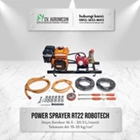 Mesin Penyemprot Pertanian Power Sprayer Robotech RT22 Komplit Pondasi