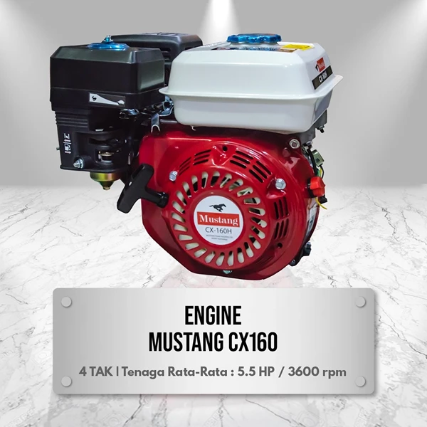Mesin Bensin Engine Mustang CX160 5.5 HP
