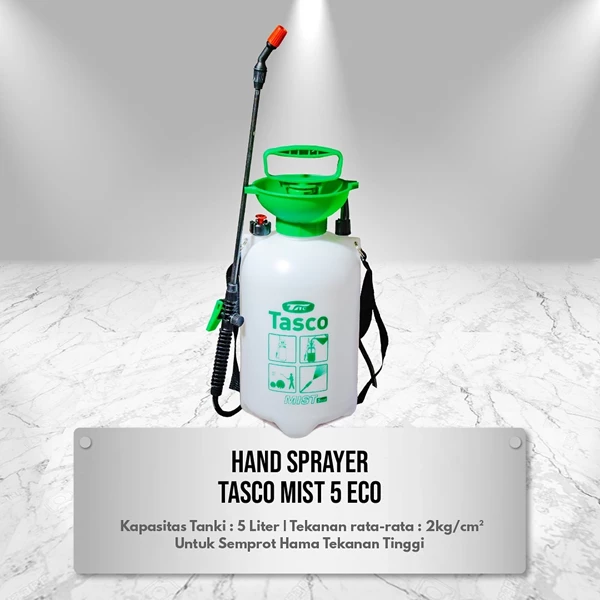 Alat Semprot Pertanian Hand Sprayer Manual Tasco Mist 5L Eco