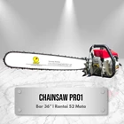 Gergaji Mesin Chainsaw Pro1 Bar 36