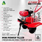 Cultivator MINI POWER TILLER MESIN BAJAK MINI Tiger GT800 1