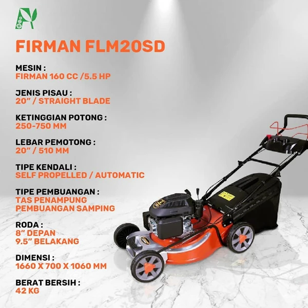 Lawnmower Firman FLM20SD