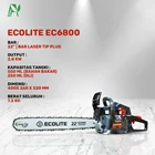 Gergaji Mesin Chainsaw Ecolite EC6800 bar 22