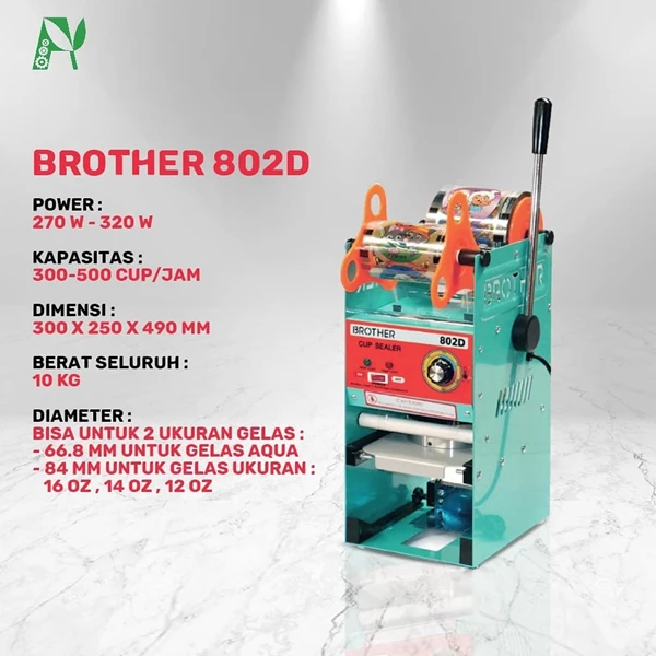 Plastic Cup Sealer Brother 802D