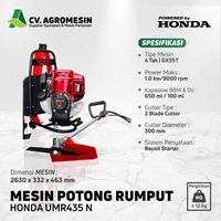 MESIN POTONG RUMPUT 4 TAK HONDA UMR435N / 1.2 kW / 7000 RPM / 4 TAK