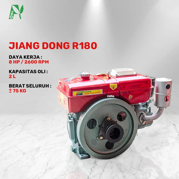 MESIN DIESEL JIANG DONG R180 8 HP / 2600 RPM