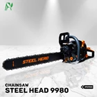 CHAINSAW / Gergaji Mesin STEEL HEAD 9980 / 22 inch / 2.4 kW 1