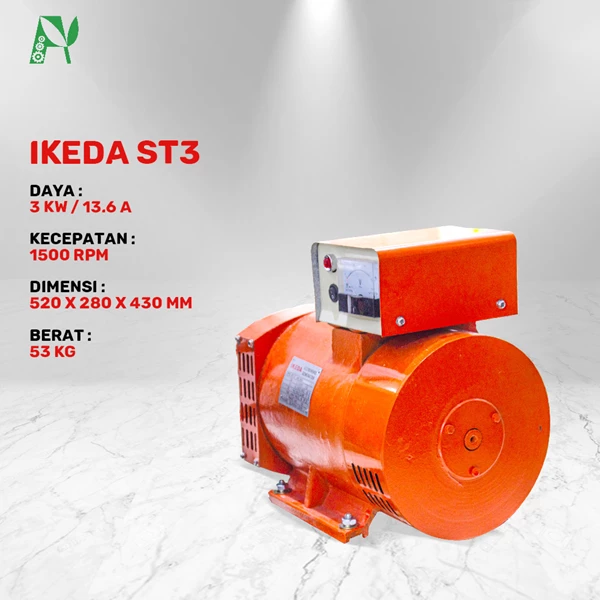 DINAMO IKEDA ST3  / 3 kW / 13.6 A / 1500 rpm