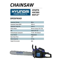  CHAINSAW HYUNDAI SPARTA HDC58S 22