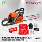 Chainsaw / Gergaji Mesin Bar baja Lasertip Falcon FC5880 Pro 1