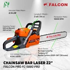 Chainsaw / Gergaji Mesin Bar baja Lasertip Falcon FC5880 Pro 2