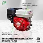 Engine / Mesin Penggerak 6.0 HP Ecolite TE-200 Manual Starter 1