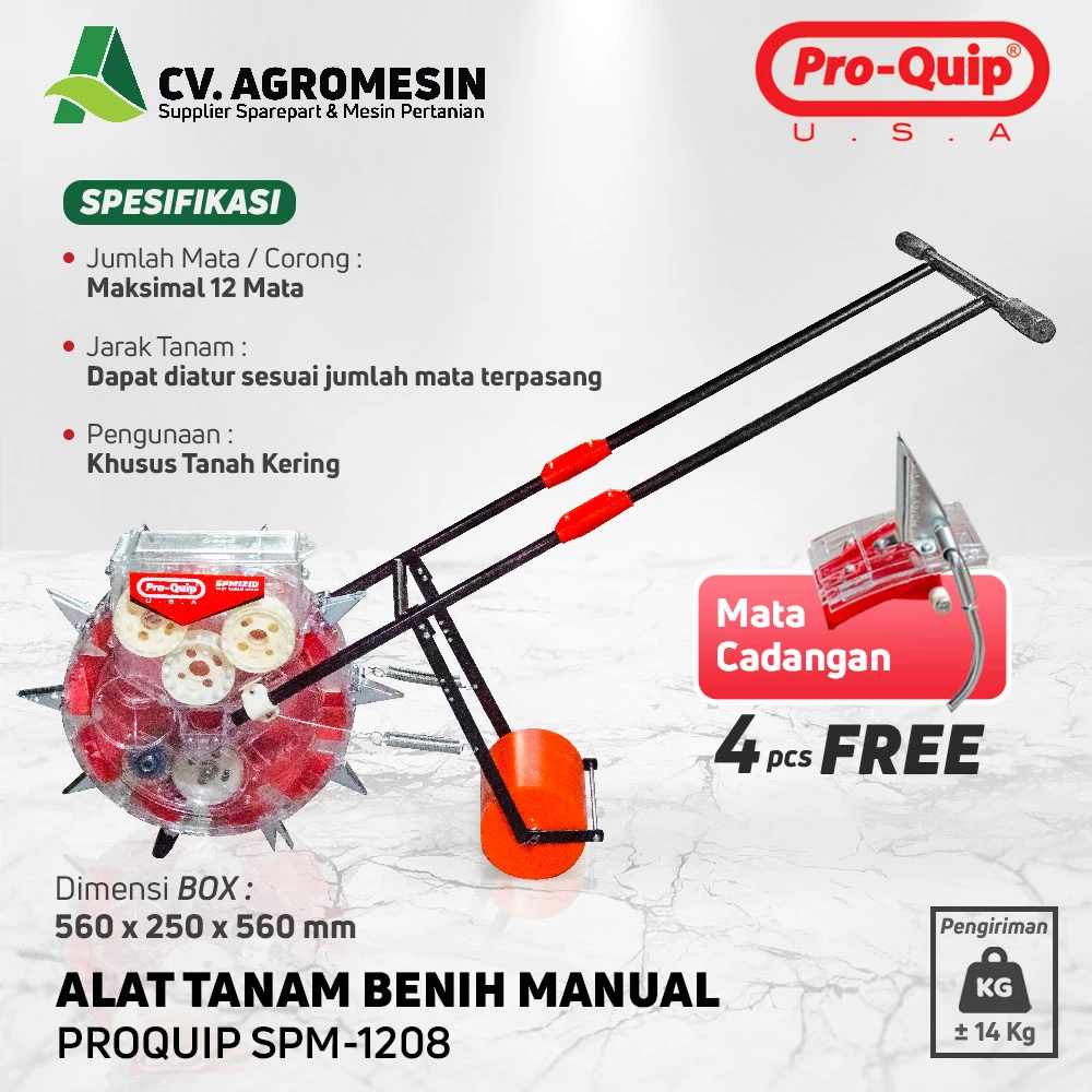 Tanam Jagung Lebih Mudah Dengan Alat Tanam Biji  Proquip SPM1208